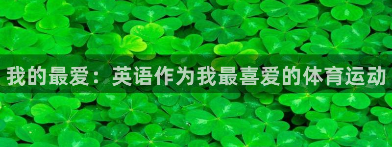 JJB竞技宝官方正版app娱乐网站：我的最爱：英语作